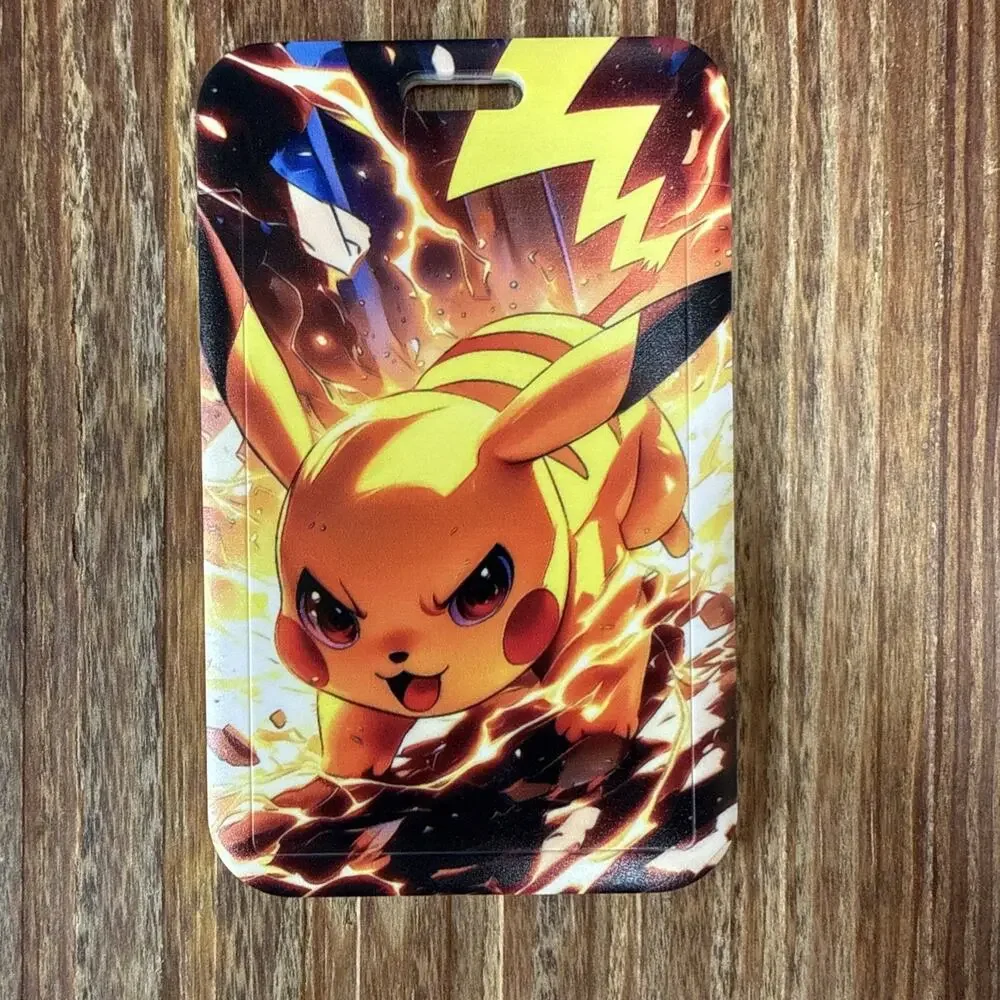 Pokémons Pikachu Badge ID Holder